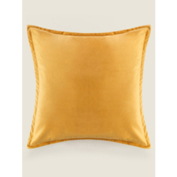 Honey Velvet Cushion - 43cm x 43cm