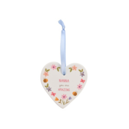 Love Life Ceramic Heart - Nanna