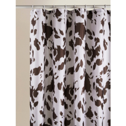 Brown Cow Print Shower Curtain