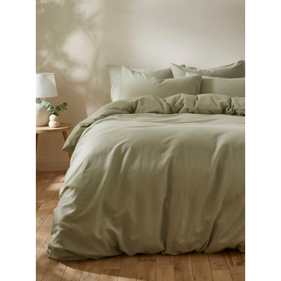 Martex Touch of Linen Pistachio Green Duvet Set