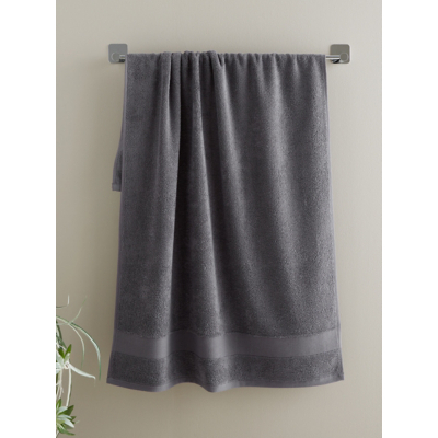 Catherine Lansfield Charcoal Antibacterial Towel Range