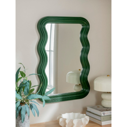Green Wiggle Mirror
