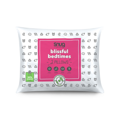 Snug Blissful Bedtime Pillows - Pack of 2