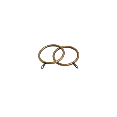 Speedy Antique Brass Finesse 25-28mm Curtain Rings - Pack of 6