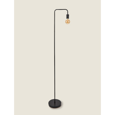 Black Edison Bulb Floor Lamp