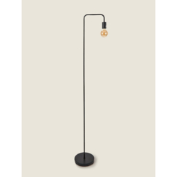 Black Edison Bulb Floor Lamp