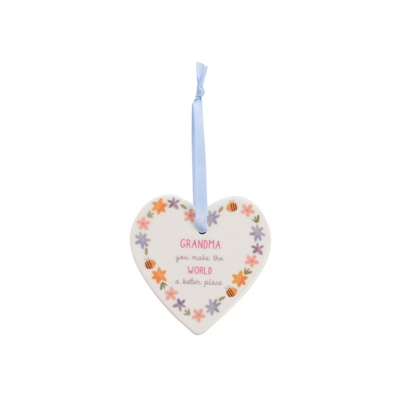 Love Life Ceramic Heart - Grandma