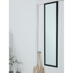 Black Over-Door Mirror