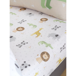 Catherine Lansfield Roarsome Zoo Animals Fitted Sheet