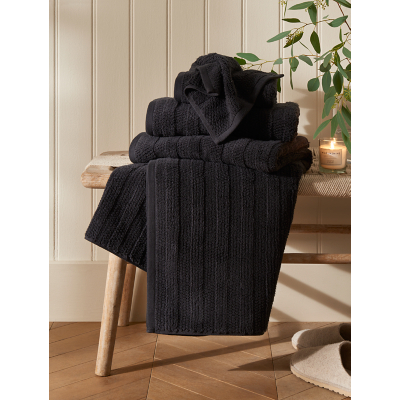 Towel Set Asda Living Towels Stacey Solomon Black Textured Towel