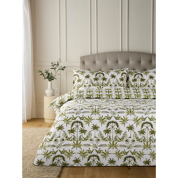 Leopard 100% Cotton Toile 210 Thread Count Reversible Duvet Set
