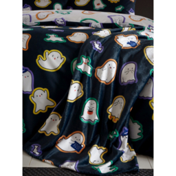 Catherine Lansfield Halloween Ghosts Blanket Throw