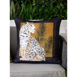 Paoletti Leopardis Cat Printed Outdoor Cushion
