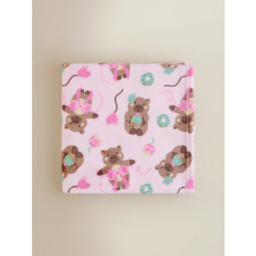 Pink Capybara Fleece Blanket - 120 x 150 cm