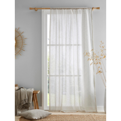 Drift Home Kayla Slot Top Voile Panel in Natural