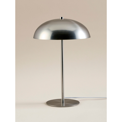 Silver Mushroom Stick Table Lamp