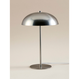 Silver Mushroom Stick Table Lamp