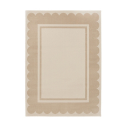Maestro Scallop Border Natural Rug