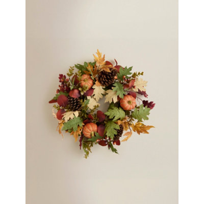 Orange Autumnal Wreath