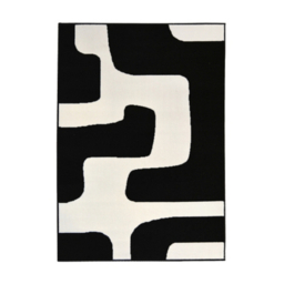 maker Maestro Geo Blocks Rug Black