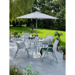 Miami Grey 6 Piece Garden Patio Set