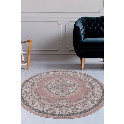 maker Pink Maestro Traditional Circle Rug
