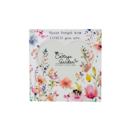 The Cottage Garden Heart Frame 4 x 4 Inch