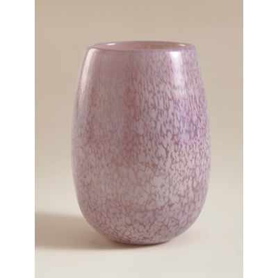 Pink Confetti Glass Vase
