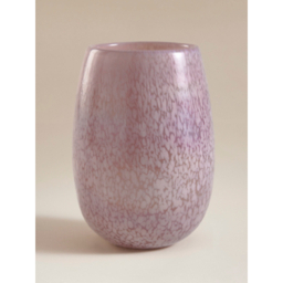 Pink Confetti Glass Vase