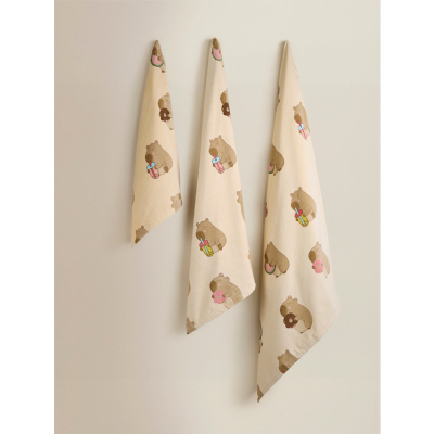 Capybara Printed Cotton Towel Range