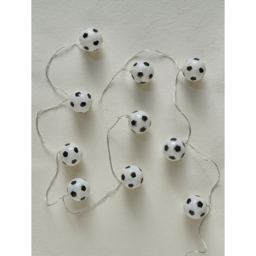 Black & White LED Football String Light