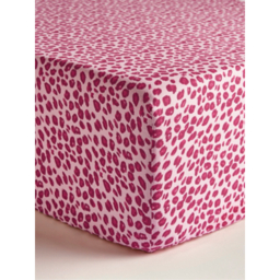 Pink Leopard Print Fitted Sheet