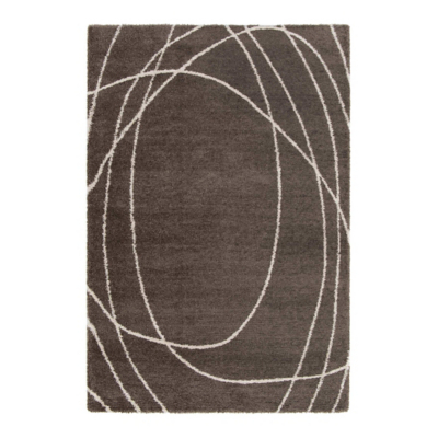Relay Taupe Halo Squiggle Rug