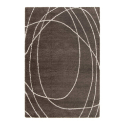 Relay Taupe Halo Squiggle Rug