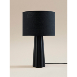 Black Large Ceramic Table Lamp