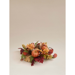 Orange Pumpkin Candle Holder
