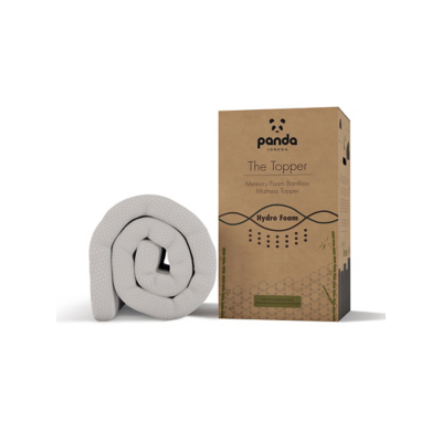 Panda Bamboo & Memory Foam 5cm Mattress Topper