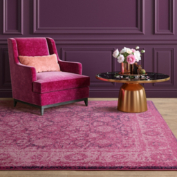 Asiatic Muse Heritage Traditional Pink Rug