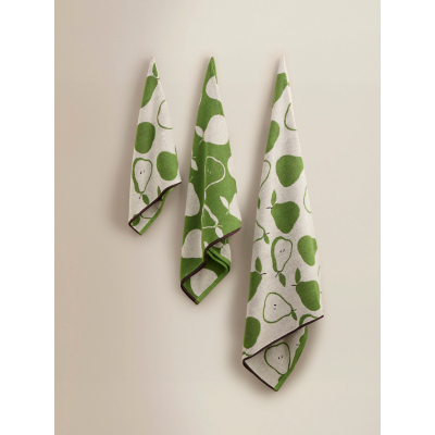 Green Pears Fruity Cotton Towel Range
