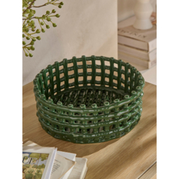 Green Woven Bowl