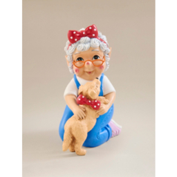 Grandma & Dog Gnome