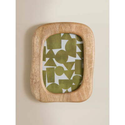 Natural Brown Wooden Photo Frame 7 x 5 Inch