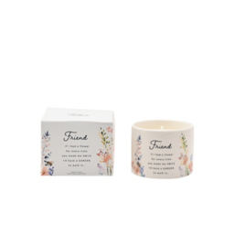 The Cottage Garden Ceramic Candle - Friend