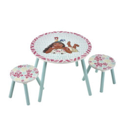 Disney Moana Children Kids Table & Chairs