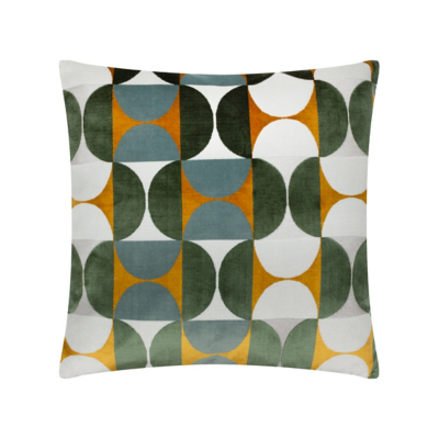 Paoletti Bardot Yellow Cut Velvet Cushion