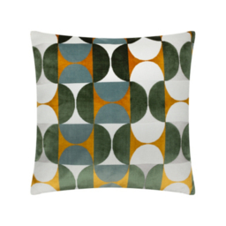 Paoletti Bardot Yellow Cut Velvet Cushion
