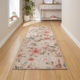 Catherine Lansfield Natural Pippa Floral Runner