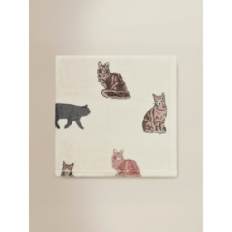 Natural Cat Print Super-Soft Throw  - 120 x 150 cm