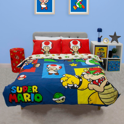 Nintendo Super Mario Reversible Double Duvet Set