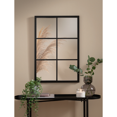 Black Window Mirror